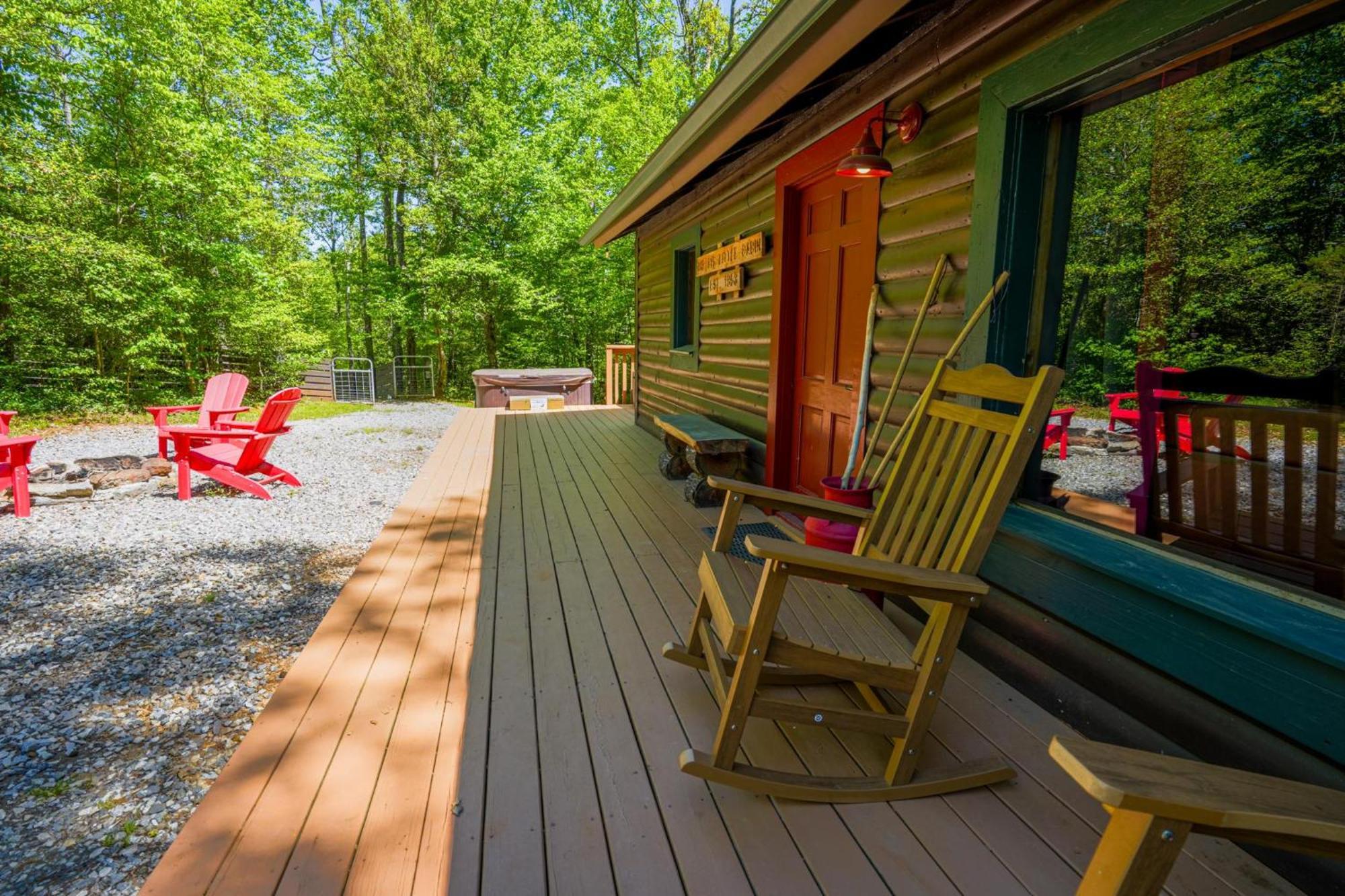 The Big Little Cabin - Hot Tub & Playground Dahlonega Exteriör bild